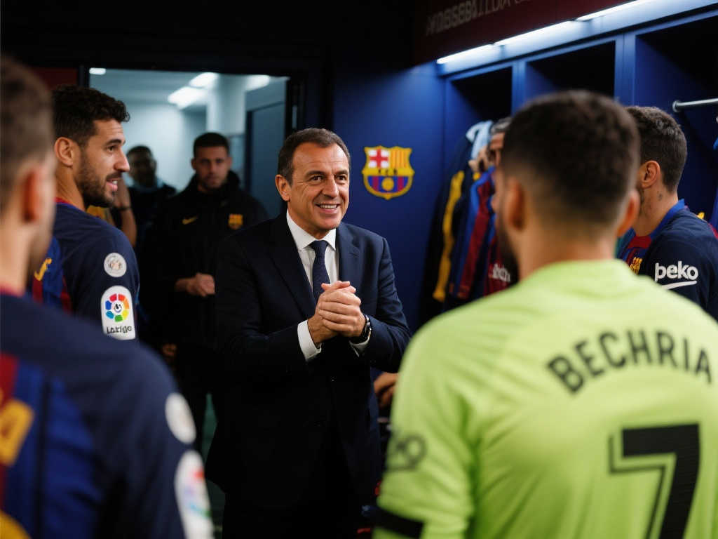 阿斯：拉波尔塔赛后更衣室鼓舞士气，未提任何批评